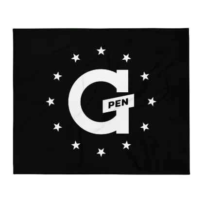 G Pen “Stars” Throw Blanket