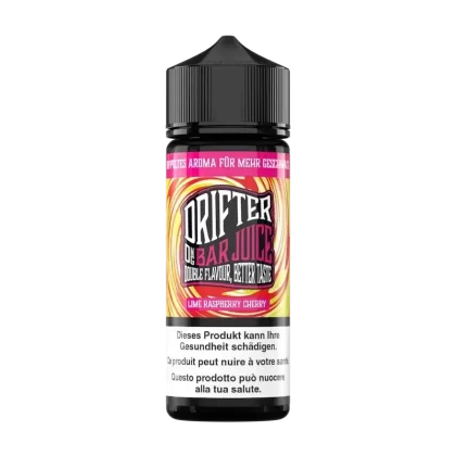Drifter Bar Juice E-Liquid 100ml – Lime Raspberry Cherry 0mg