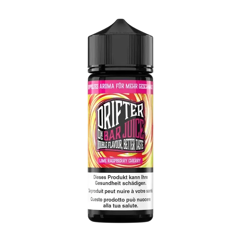 Drifter Bar Juice E-Liquid 100ml – Lime Raspberry Cherry 0mg