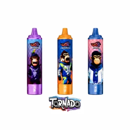 UOR Tornado 30K LED Display Disposable Vape - Random Flavors(Minimum 2 Pieces), Blueberry Ice; 2-nicotine, 5-nicotine (43D47B)