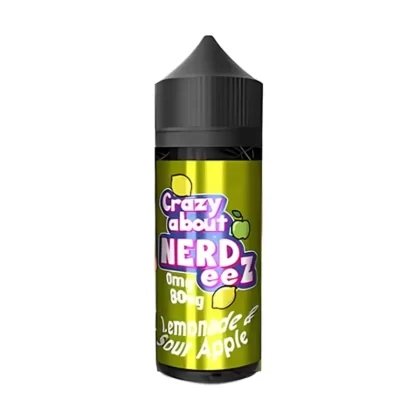 Crazy About Nerd'eez Lemonade Sour Apple 100ml E-Liquid