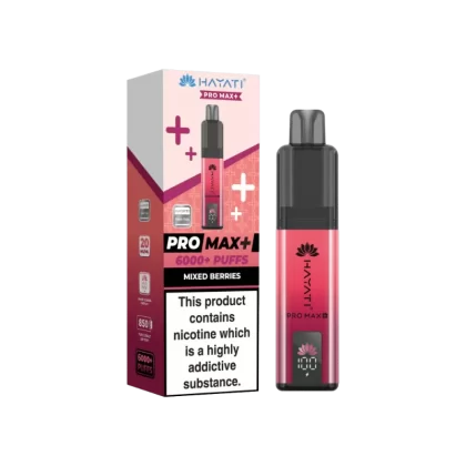 Hayati Pro Max Plus 6000 Puffs Mixed Berries - 20mg