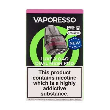 Vaporesso Luxe X Dual Mesh Replacement Pods - 0.6ohms