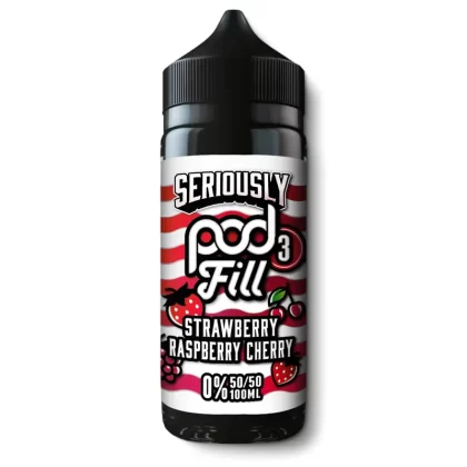 Strawberry Raspberry Cherry Shortfill by Seriously Pod Fill - Ecigarettedirect Co