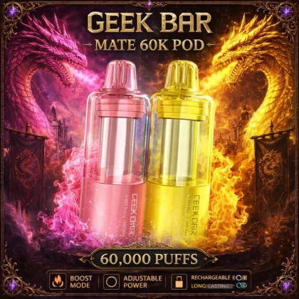Geek Bar MATE 60K POD - Juicy Peach - Vapeciga