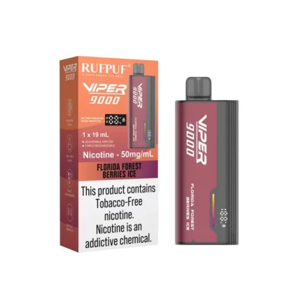 Rufpuf Viper Disposable – Florida Forest Berries Ice 50mg (9000Puffs) - Vapebazaar Pk