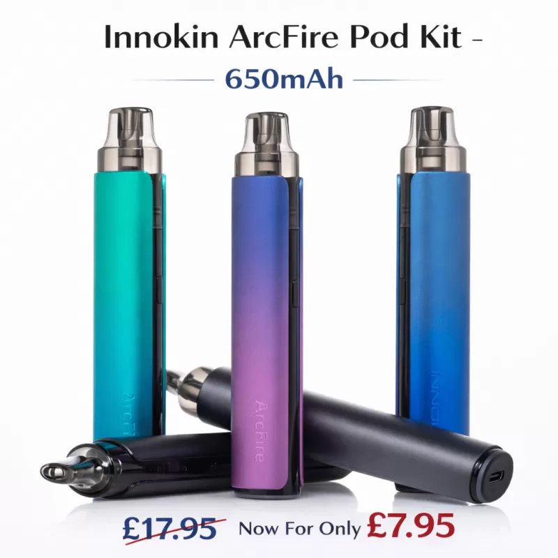 Innokin ArcFire Pod Kit 650mAh – 14.5W - Vapestorm Co