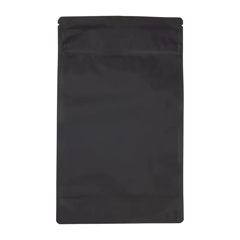 Bag King Child-Resistant Opaque Mylar Bag | 1 oz - Choose Color#Matte Black>Matte White~Choose Price Tier#Single Unit (Less Than Pack Qty)>Pack of 50 (Bulk Discount Pricing)