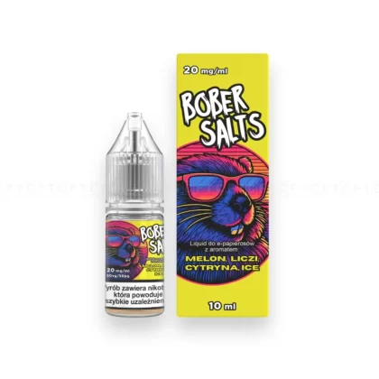 Liquid Bober Salts 20mg 10ml Melon Liczi Cytryna Ice