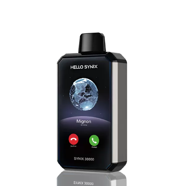 Hello Synix 30K 30000 Puffs Smart Disposable - 28mL - Sour Apple Ice