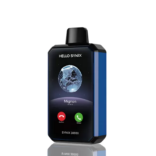 Hello Synix 30K 30000 Puffs Smart Disposable - 28mL - Sour Apple Ice - Image 2