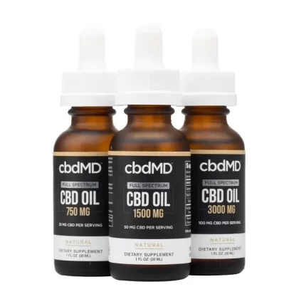 CBDMD – Full Spectrum CBD Oil Tincture – Natural