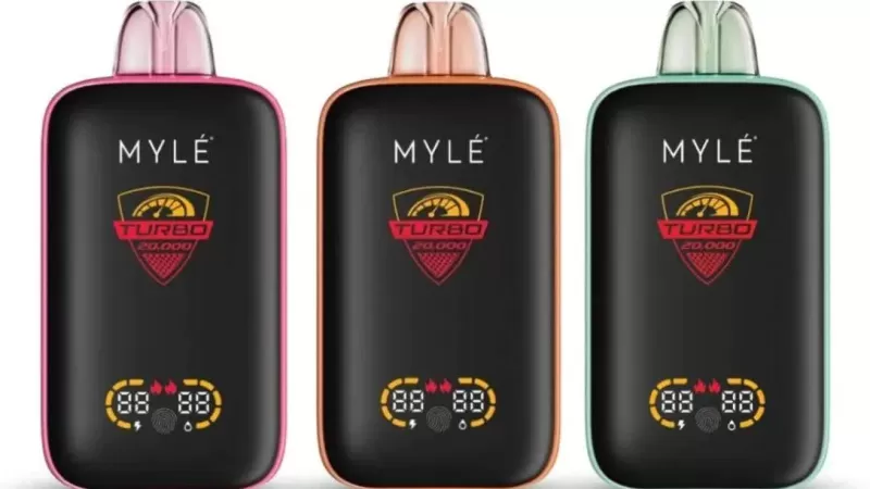 MYLE TURBO DISPOSABLE DEVICE 20,000 PUFFS