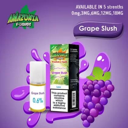 Grape Slush 50/50 E-Liquid 10ml By Amazonia