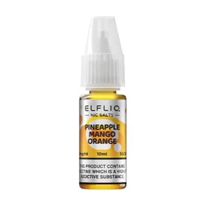 Pineapple Mango Orange Elfliq Nic Salt by Elfbar - 10ml - Vape Product, Vape Product
