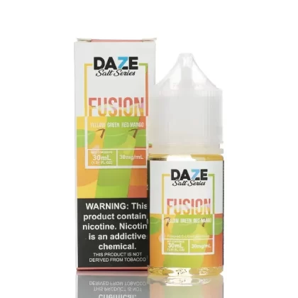 7 Daze Fusion TFN Salt - Yellow Green Red Mango - 30ml - 50mg