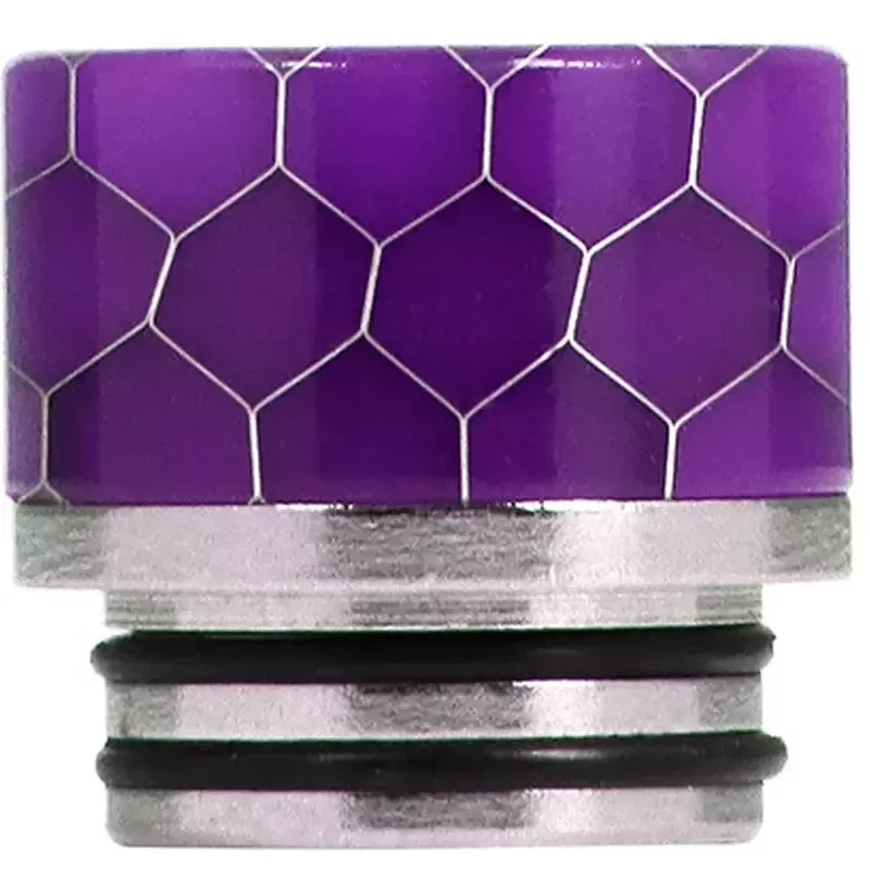 810 Resin Drip Tip Metal Base Cobra - Colour#Yellow>Red>Blue>Purple>Green>White>Black (20C0AD)