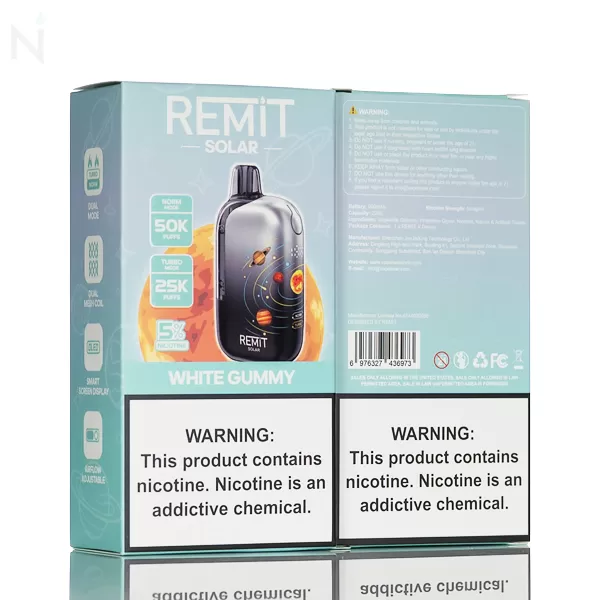 Remit Solar 50K Disposable Vape - Strawnana - Image 3