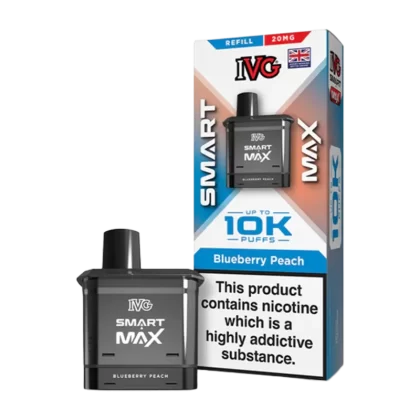 Blueberry Peach IVG Smart Max Refill Pack - Vapeshop Co
