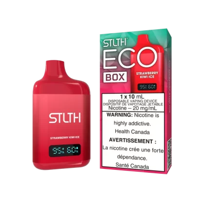 STLTH ECO BOX - Strawberry Kiwi Ice - 20 mg/mL (wholeseller) - Excise AB, 20 mg/mL (wholeseller) - Excise MB (C1BE62)