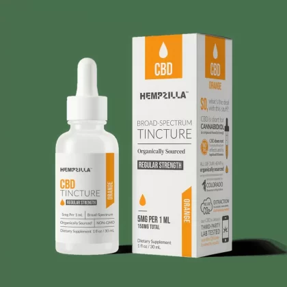 CBD Orange Tincture 300-1200mg