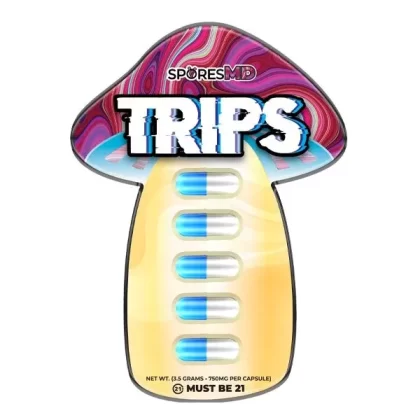 Trips Capsules 5 count – by sporesMD - Ejuicewarehouse