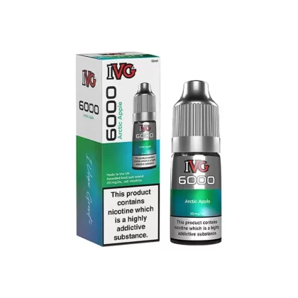 IVG 6000 Arctic Apple E Liquid 10ml - Nicotine Strength#20mg>10mg (00D010)