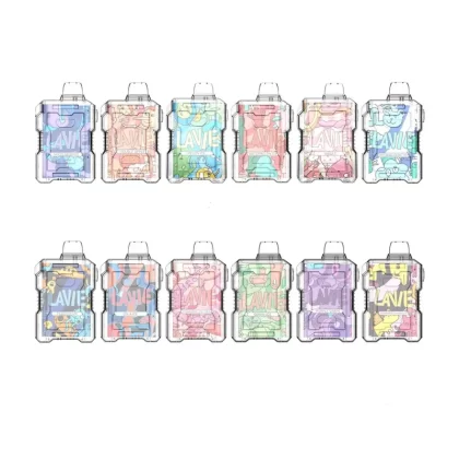 Original LAVIE NIO BOX 9000 Puffs Disposable Vape | Mesh Coil | Rechargeable | Transparent Cute Design ( Worldwide)
