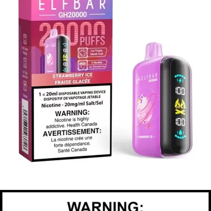 Strawberry Ice Elf Bar GH20000 Disposable Vape
