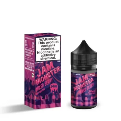 Jam Monster Salt Mixed Berry eJuice - Vape Product; Vape Product, Vape Product (B9AC4C) (B9AC4C)