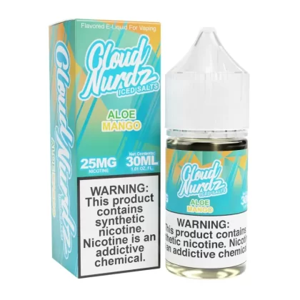 Cloud Nurdz Iced Salts Aloe Mango eJuice - Vape Product; Vape Product, Vape Product