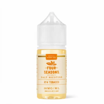Four Seasons Salt Nic RY4 Tobacco – Smooth Pre-Steeped 30mL