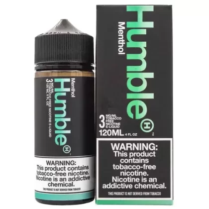 Humble Menthol 120ml Tobacco Free Nicotine E-Juice - Eliquidsupply