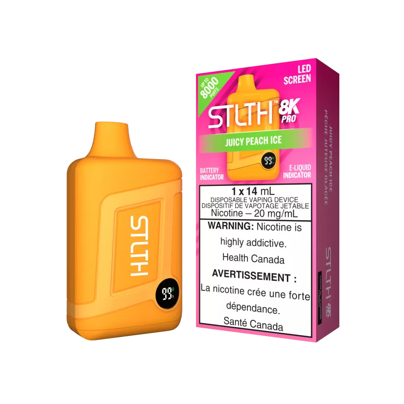 STLTH 8K PRO - Juicy Peach Ice