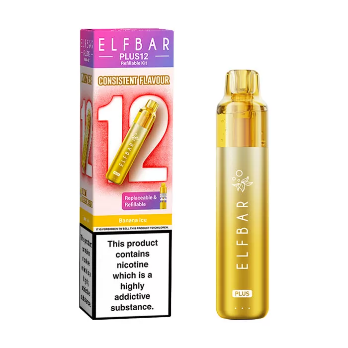Elf Bar Plus 12 Prefilled Pod Kit - Cherry - Ukecigstore - Image 2