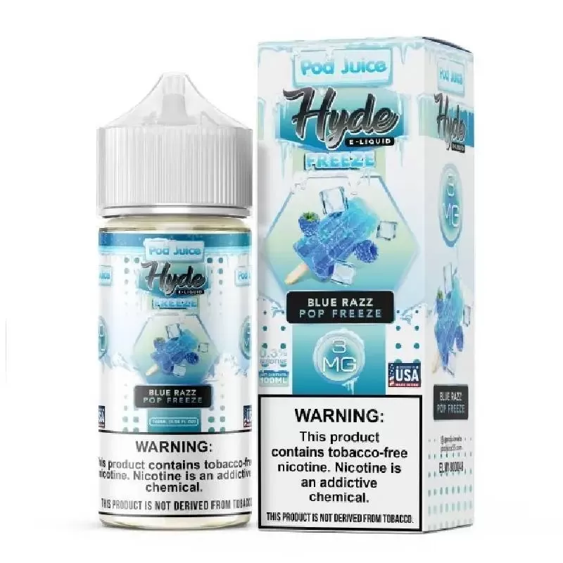 Pod Juice Freeze – Hyde Blue Razz Pop – 100ml
