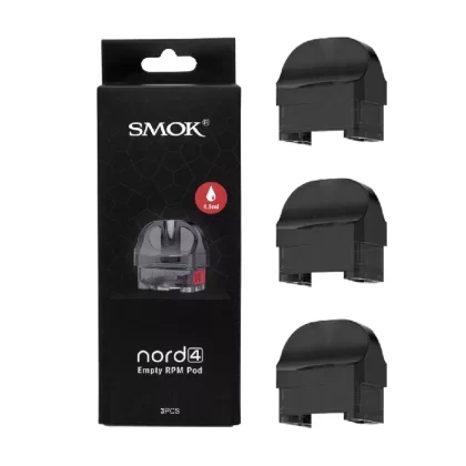 Smok Nord 4 Empty Pods 3pk - rpm empty pods, rpm2 empty pods (30F763)