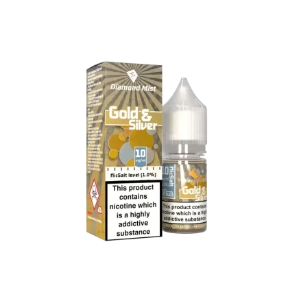 Diamond Mist Nic Salt – Gold & Silver