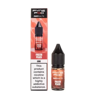 Frozen Peach Nic Salt E-Liquid by Pyne Pod - 20mg