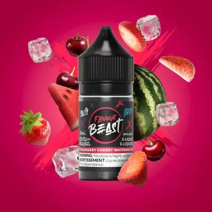 FLAVOUR BEAST SALT 20MG/ML- STRAWBERRY CHERRY WATERMELON