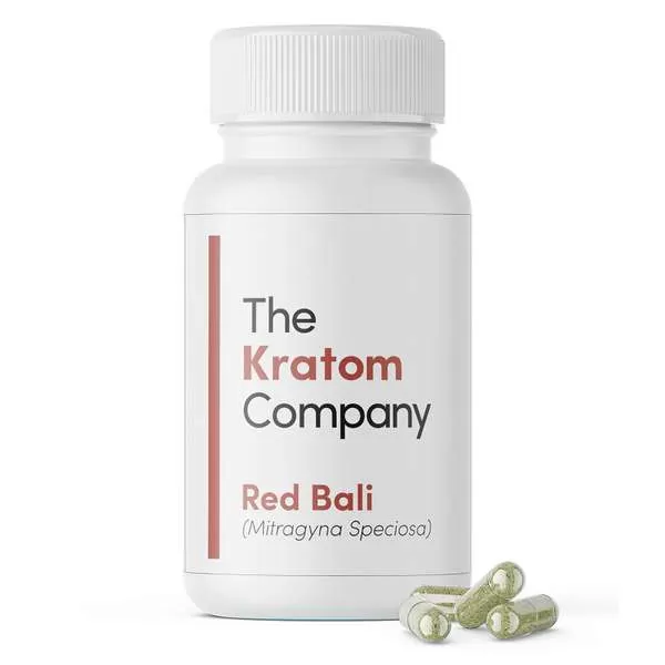 Red Vein Bali Kratom Capsules - Image 2