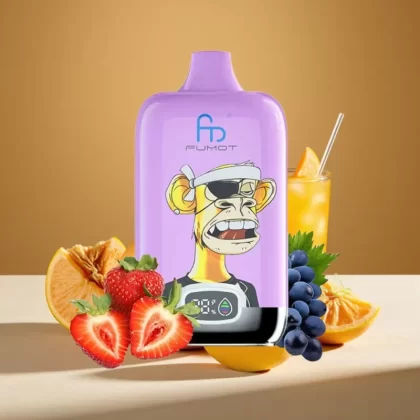 Fumot Tornado Digital Box 12000 Puffs 20ml Mango On Ice Mesh Disposable Vape
