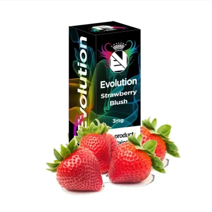 Strawberry Blush By Evolution Vaping 10ml 50/50 - Nicotine Strength#3mg>18mg>6mg>12mg (A5627C)