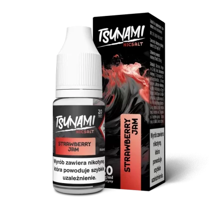 Liquid Tsunami Salt 20mg 10ml Strawberry Jam