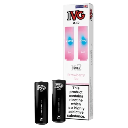 Strawberry Ice IVG Air Replacement Pods - 20mg - Vape Product (9602AC)