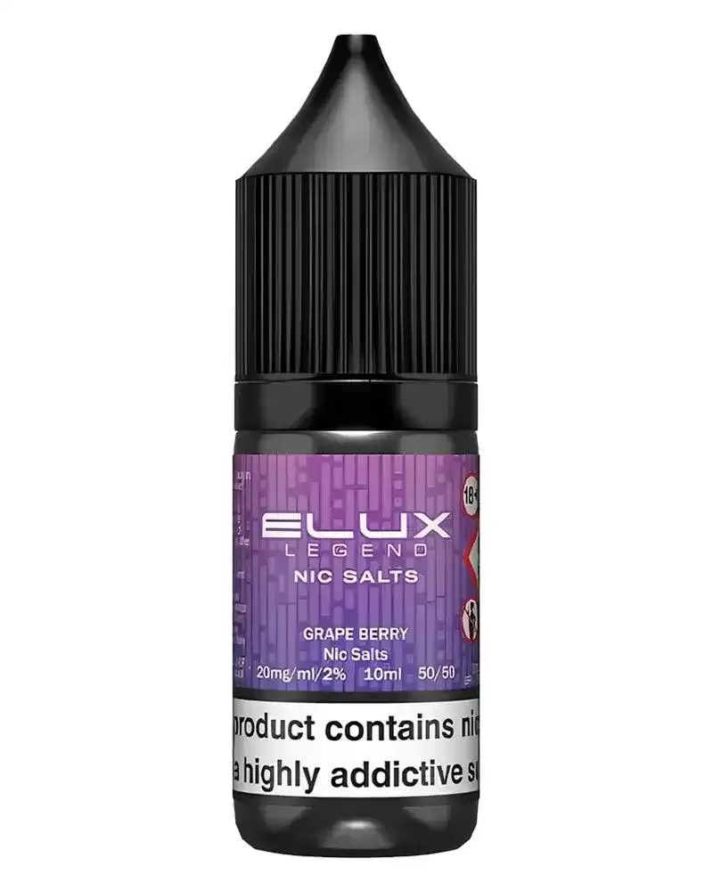 Elux Legend Grape Berry Nic Salt Vape Juice