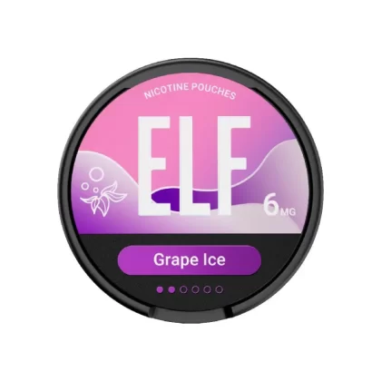 Elf Bar Elf Grape Ice Nicotine Pouches - 12mg