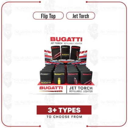 Bugatti Flip Top Torch Lighters – 20/20’s - Thevapersworld