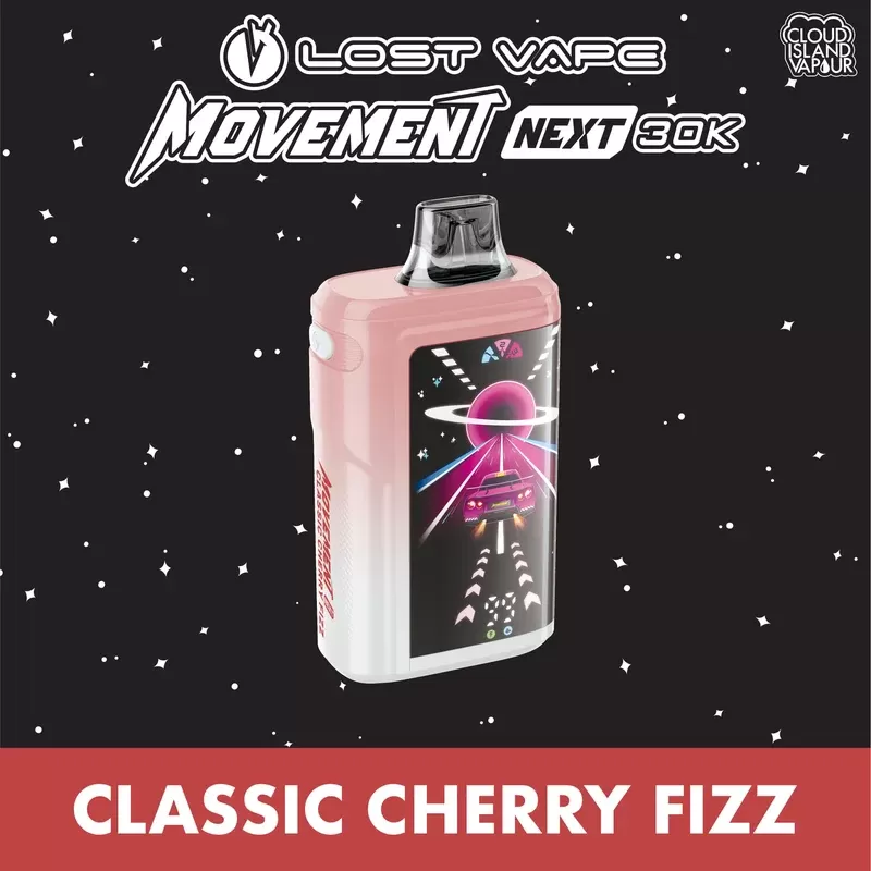 Lost Vape Movement Next 30K Disposable Vape – Classic Cherry Fizz