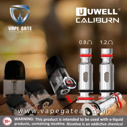 Uwell Caliburn G2 Replacement Coil - 0.8 ohm UN2 Meshed, 1.2 ohm
